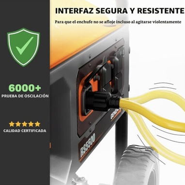 !!NUEVO!! POWGRN Cable de extensión para generador de 30 Amp (15 pies), 4 clavijas, 125/250 V, NEMA L14-30P/L14-30R - 3/6
