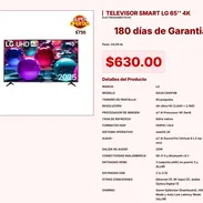 TELEVISOR SMART LG 65'' 4K VPT#-0310 - Img 55244002