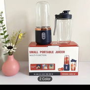 Juego de Licuadora Portátil con Vasos Dobles - Recargable por USB - Img 54389538
