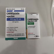 Vendo 2 carboplatino uno de 450 mg y otro de 150 mg. Los dos juntos en 120 usd. Son importados - Img 56717306