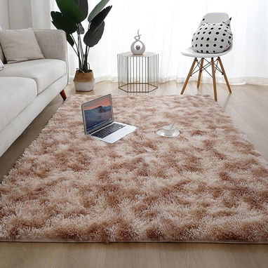 Alfombra Decorativa de pelo alto y esponjoso (Playa) - Img 123686126