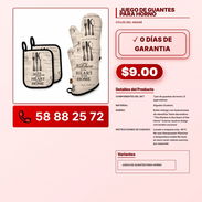 JUEGO DE GUANTES PARA HORNO VPT -0113 - Img 57842514