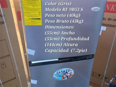 Refrigerador. Refrigerador de 7 pies. Nevera. Freezer. Refrigerador barato - Img main-image-45572621
