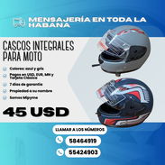 🪖 CASCOS INTEGRALES DE MOTO 💲45 USD - Img 53704396
