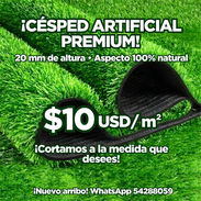Cesped artificial. Corte a la medida que desee. Grama 20mm en 10usd m² - Img 54785302