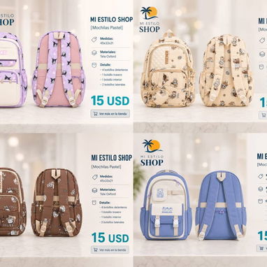 Mochilas y merenderos térmicos para todas las edades serv de mensajeria costo adicional - Img 124279055