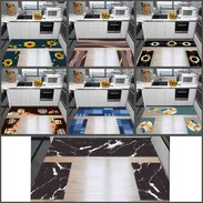 Juegos de Alfombras de cocina 3D diseño moderno 3 piezas (uhb) - Img 53719049