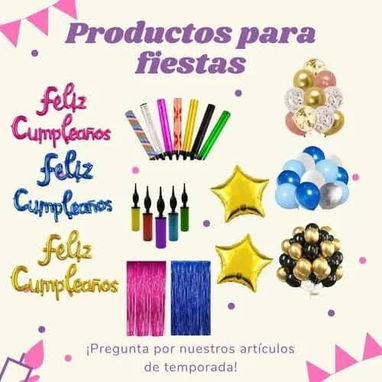Globos, velas, coronas, bolsas de regalos, números inflables y con luces - Img 122277786