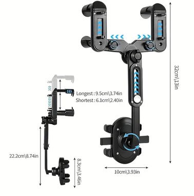 Lo mejor en accesorios para que ponga el móvil en su auto. Fuerte y seguro!! - Img 67125906