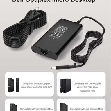 🔌 Adaptador de Corriente AC 90W/130W para Dell OptiPlex | Original y Seguro - Img 122972955