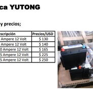 Baterias Marca Yutong de 70, 90, 120, 195 y 225 Ampere de 12 Volt - Img 45655448