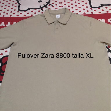 Pulovers. Talla XL, L . Son de marcas zara y otras,  hay azul extra largo talla  XL. Chaqueta  de mujer de color  verde. - Img 110930634