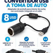 Adaptador USB 5V a Cachimba 12V - Img 56501424