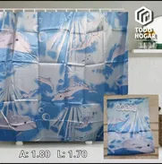 Cortinas de baño antimoho con diseños estampados - Img 49276814