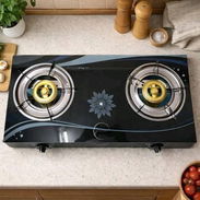 COCINA DE GAS RUDENKOV 2 HORNILLAS VIDRIO TEMPLADO 🔥 33 USD - Img 57196540