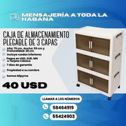 CAJA DE ALMACENAMIENTO PLEGABLE DE 3 CAPAS - Img 56677355