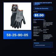 GUANTES ANTICORTE NEGRO VPT -0048 - Img 57891081