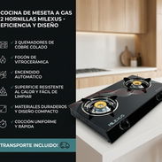 Cocina de Meseta Milexus 2 Hornillas | $75 USD Transporte Gratis | Vidrio Templado Anti-Rayadura | Factura y Garantía - Img 57668824