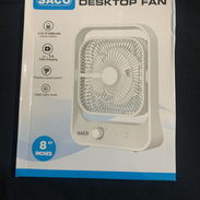VENTILADOR RECARGABLE CON CAMBIO FÁCIL DE BATERÍA - Img 57980085