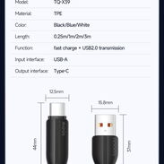 Cable de carga USB Tipo C Cable 100W Toocki  de carga súper rápido para móviles 10€ - Img 45307938