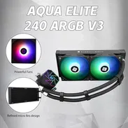 Bendiciones para todos 90usd Aqua Elite 240 V3 - Enfriador líquido de CPU, velocidad del cabezal de bomba AIO de hasta - Img 54069380