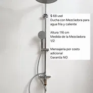 Ducha con mezcladora para agua fría y caliente - Img 57515757