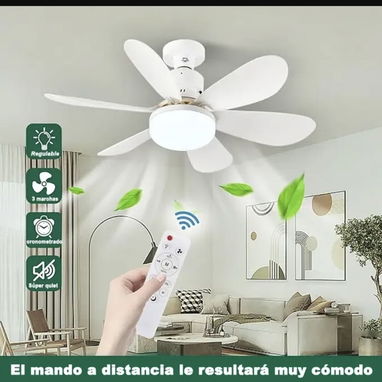 Ventilador de techo con lampara  60 usd - Img 122182882