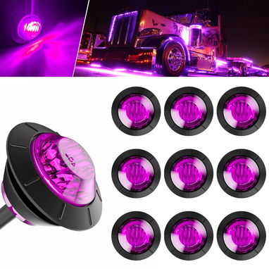 Universo LED con las mejores ofertas / Neblineros borde único 5 funciones / Tipo bala morados / Indicadores secuenciales - Img 119185420