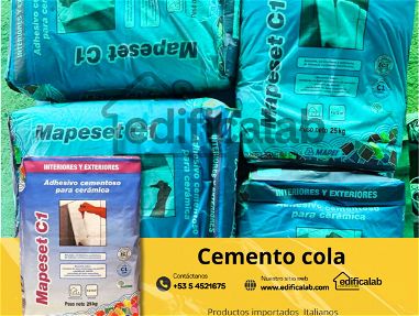 Cemento cola Mapeset C1- 25 kg. Con factura- MAPEI - Img main-image