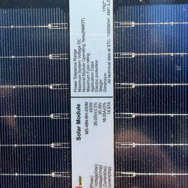 Panel solar BIFACIAL  de 450 W ideal para las ecoflow flow - 2/2