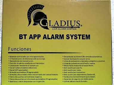 Alarmas para Autos marca GLADIUS new, controladas por Bluetooth - Img 66923739