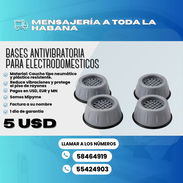 BASES ANTIVIBRATORIA PARA ELECTRODOMÉSTICOS GRANDES 🔹 Precio: 5 USD - Img 56703298