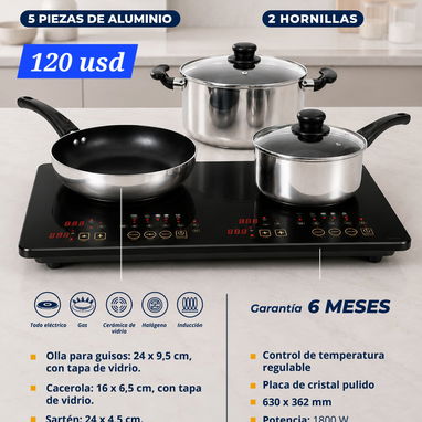 Combos Cocina  y Juego de Calderos - 4/5