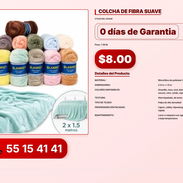 COLCHA DE FIBRA SUAVE VPT-0085 - Img 56196962