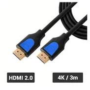 Cable Unno Tekno HDMI 2.0 10FT 4K 60Hz HDR Conectores Gold-Plated 18Gbps ARC Alta Calidad De Video y Audio - Img 53776576