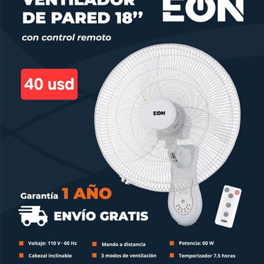 Ventilador de Pared - Img 124401747