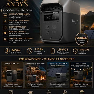 Vendo estaciones de energía!! - 7/9