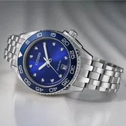 CITIZEN ECODRIVE CARSON (FE6160-57L) PARA MUJER , CRISTAL DE ZAFIRO Y ACERO INOXIDABLE ,ESFERA AZUL CON PIEDRAS 58049738 - Img 52065487