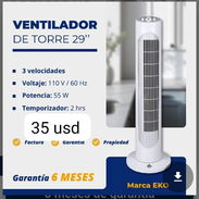 Ventilador de Torre 29 " temporizador de 2horas garantía 6 meses damos factura - Img 54971430