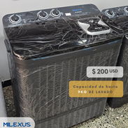 *Lavadora Semiautomática Milexus de 9 kg ⚫️***200usd 💵 con 🚘 incluído y garantía de 1M. - Img 57451295
