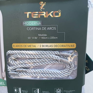 Cortina blackout moderna (2 paneles) 🪟 Controla la luz y mejora el confort de tu hogar con estilo. 📞56249037 - Img 118592732