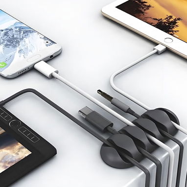 ☎️53544655 🛵 Entrega Disponible ⭐Organizador de Cables Adhesivo Escritorio (24 Clips) ⭐ - Img 127608039