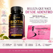 Vitaminas de biotina con colágeno y queratina BIOTIN - Img 55847249