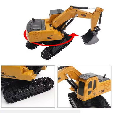 Excavadora RC Die-Cast 1:24 – Ingeniería en Movimiento para Niños (+6 años) | videojuegoshabana.com - Img 122087794