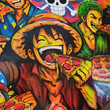 Realizamos Pinturas Murales Decorativas (Graffitis) para todo tipo de Negocio,Cafeterías , Restaurantes,Bares,Peluquería - Img 123194285