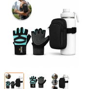 GUANTES DE ENTRENAMIENTO CON MUÑEQUERAS+ESTUCHE MULTIUSO CON CORREA - Img 57512142