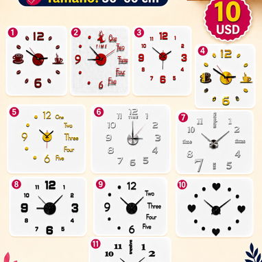 Relojes DIY de pared - 4/4