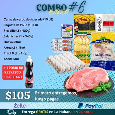 COMBOS DE COMIDA CON DOMICILIO EN LA HABANA - 6/10