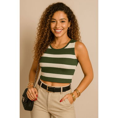 Blusas con rayas para mujer - Img 123718965