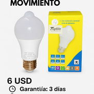 BOMBILLO CON SENSOR DE MOVIMIENTO - Img 55995324